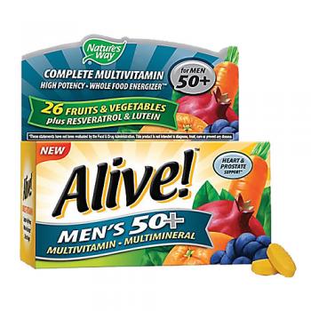 Alive Mens 50+ Multivitamin Mineral