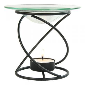 Black Spiral Candle Lamp