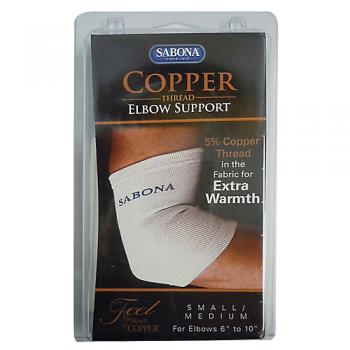 Copper Thread Elbow Support