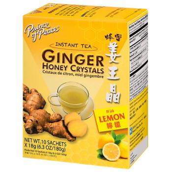 Ginger Honey Crystals with Lemon