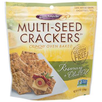 MultiSeed Crackers Rosemary and Olive Oil