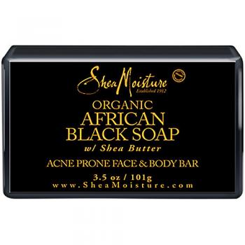 Organic African Black Soap with Shea Butter