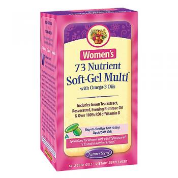 Women's 73 Nutrient Soft Gel Multivitamin