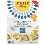 Fine Ground Sea Salt Almond Flour Crackers