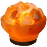 Himalayan Crystal Fire Bowl Salt Lamp