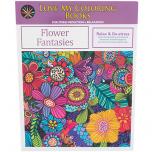 Love My Coloring Books Flower Fantasies