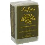 Olive and Green Tea Shea Butter Soap with Avocado