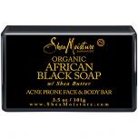 Organic African Black Soap with Shea Butter