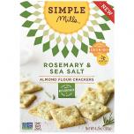 Rosemary Sea Salt Almond Flour Crackers