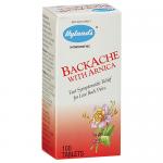 Backache With Arnica Tablets