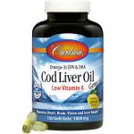 Cod Liver Oil Gems Low Vitamin A