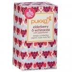 Elderberry and Echinacea Tea with Elderflower