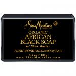 Organic African Black Soap with Shea Butter